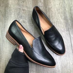 Madewell Black Leather Frances Loafer Size 7